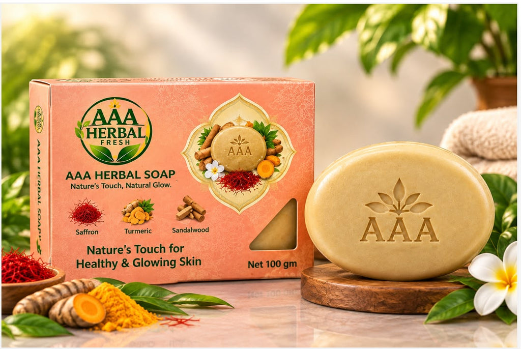 AAA Herbal Fresh Soap – Natural Glow & Deep Cleansing Soap | 100g