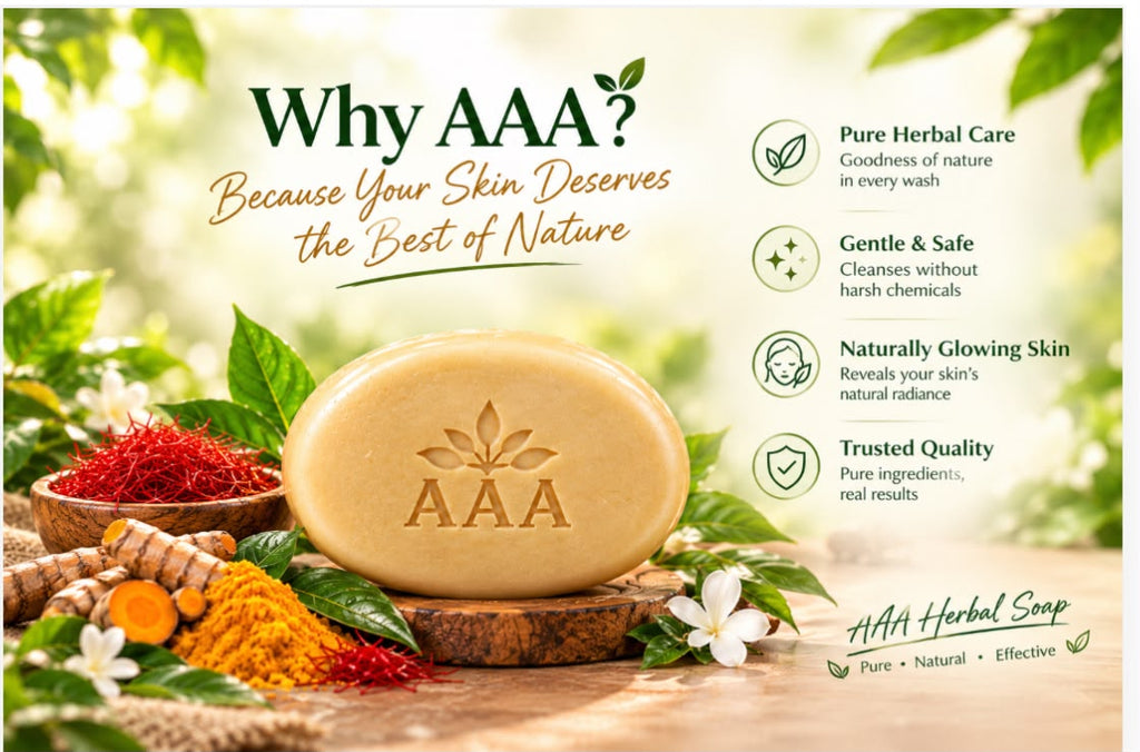 AAA Herbal Fresh Soap – Natural Glow & Deep Cleansing Soap | 100g